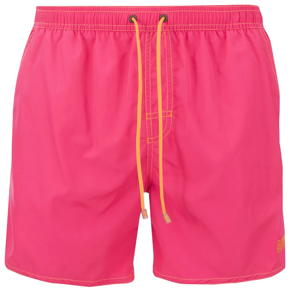 BOSS Hugo Boss Men's Lobster Swim Shorts - Pink Image 1