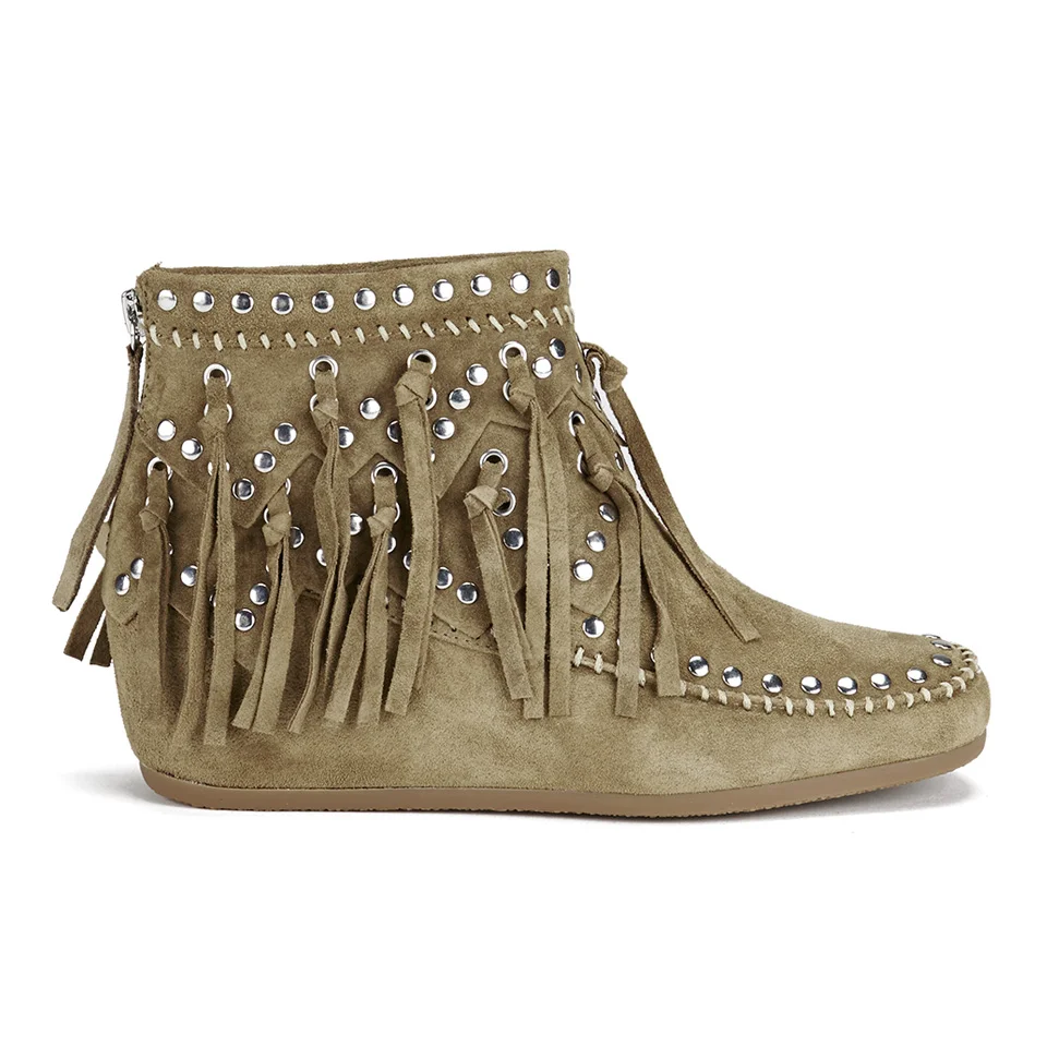 Ash Women's Spirit Suede Fringed Ankle Boots - Wilde Image 1