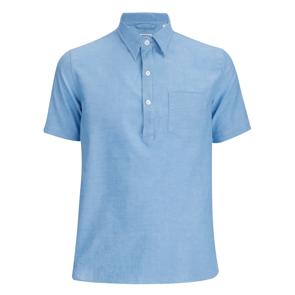 Arpenteur Men's Ete Polo Shirt - Blue Pique Image 1