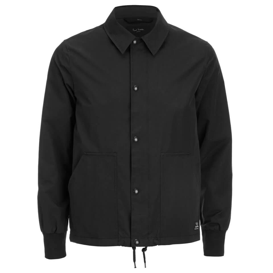 Paul Smith Jeans Men's Nylon Harrington Jacket - Black Image 1