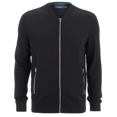 Paul Smith Jeans Men's Track Wool Zip Jacket - Black