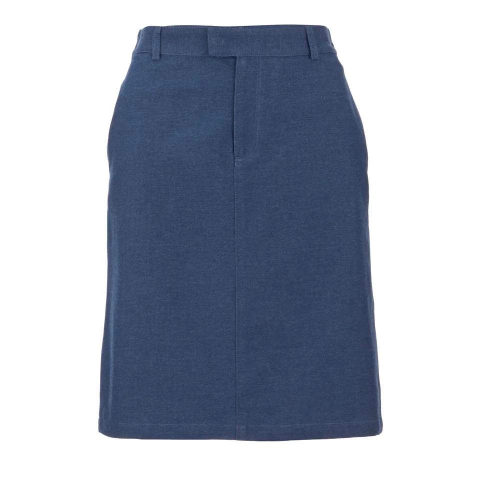 A.P.C. Women's Standard Midi Skirt - Indigo Delave Image 1