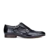 Hudson London Men's Castleton Leather Monk Shoes - Black - Image 1