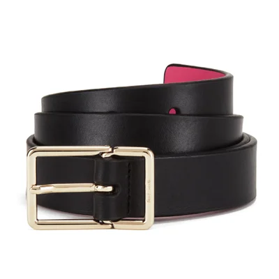 Paul Smith Accessories Women's Leather Contrast Belt - Black