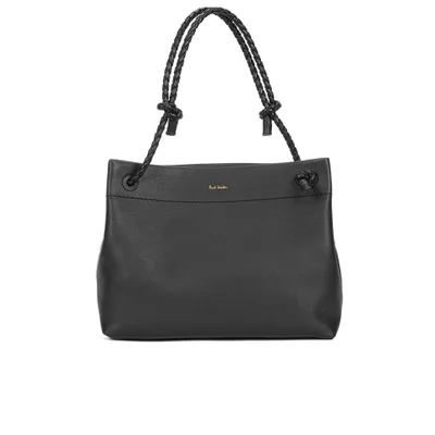 Paul Smith Accessories Women's Small Leather Paper Shoulder Bag - Black