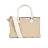 Paul Smith Accessories Women's Small Double Zip Leather Tote Bag - Cream - Image 1