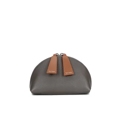 Paul Smith Accessories Women's Leather Cosmetic Bag - Grey