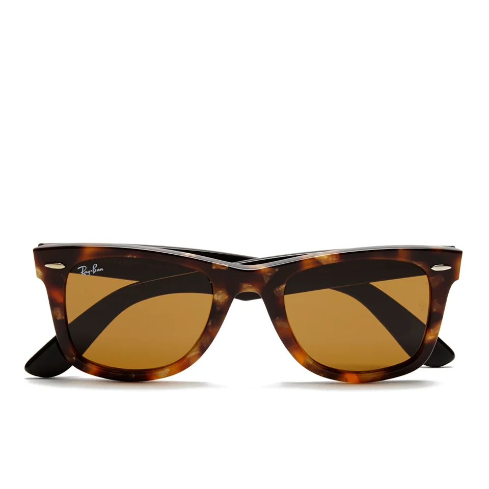 Ray-Ban Original Wayfarer Spotted Sunglasses - Brown Havana Image 1
