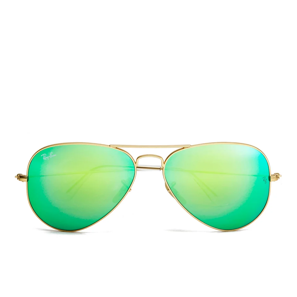 Ray-Ban Aviator Large Metal Sunglasses - Mirror Multi Blue Image 1