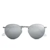 Ray-Ban Round Metal Sunglasses - Matte Silver - Image 1