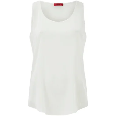 HUGO Women's Cendis Silk Vest Top - White