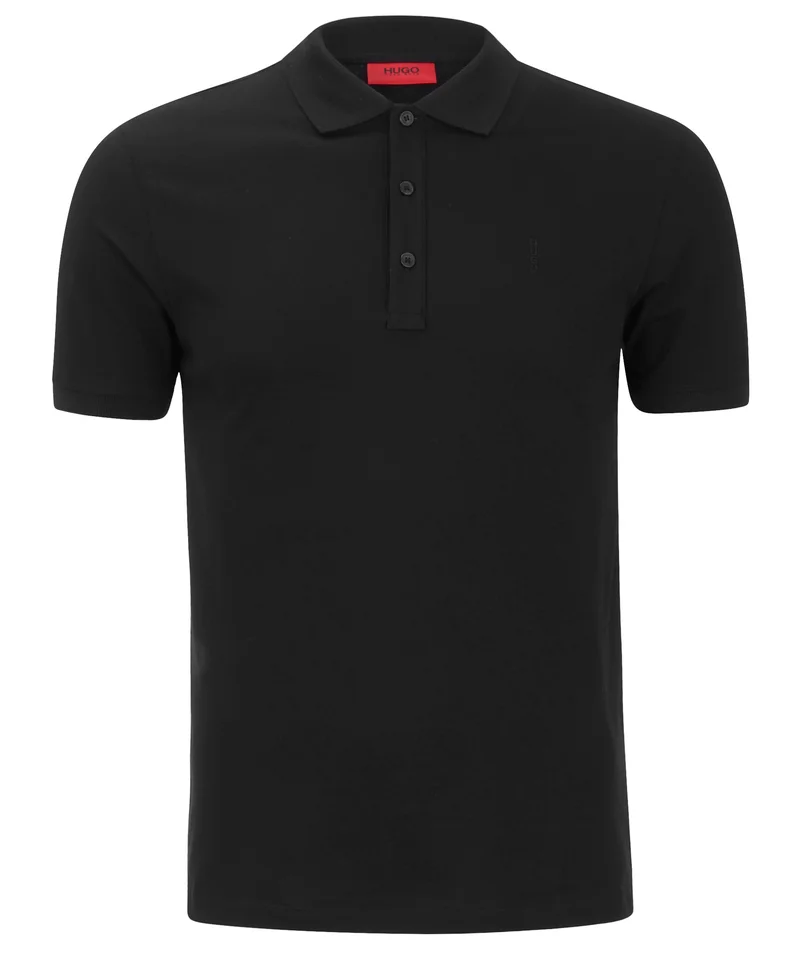 HUGO Men's Nono Plain Polo Shirt - Black Image 1