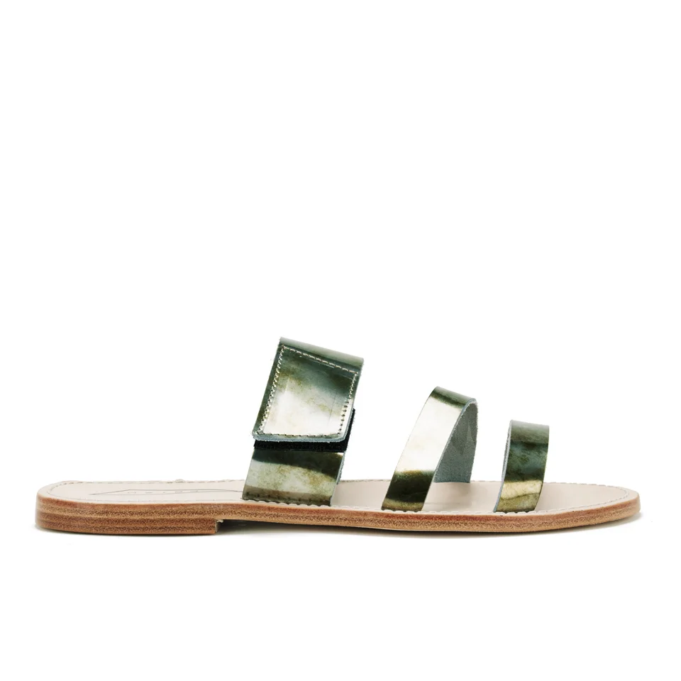 Prism Women's Curacao Slide Sandals - Rust Metal Image 1