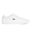 Lacoste Men's Straightset SPT 116 1 Leather Trainers - White - Image 1
