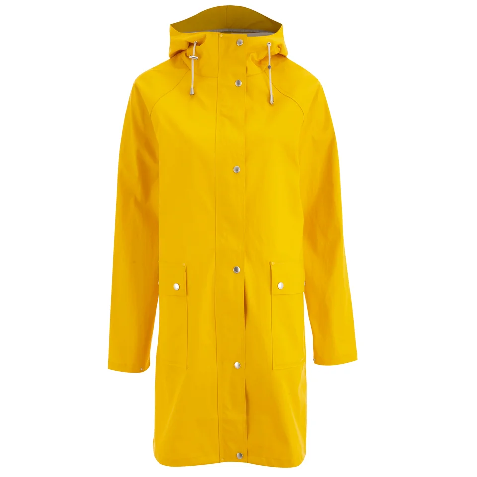 Ilse Jacobsen Women's Patch Pocket Raincoat - Cyber Yellow Image 1