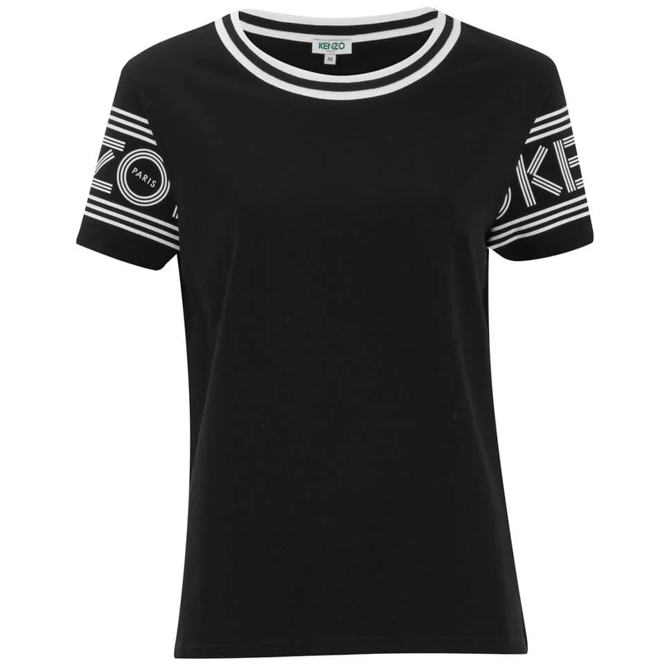 KENZO Women's Cotton Skate Jersey T-Shirt - Black Image 1