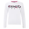 KENZO Women's Cactus Brushed Molleton Logo Sweatshirt - White - Image 1