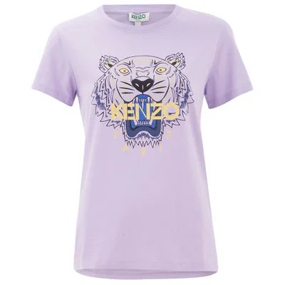 KENZO Women's The Classic Tiger T-Shirt In Light Cotton Jersey - Glycine