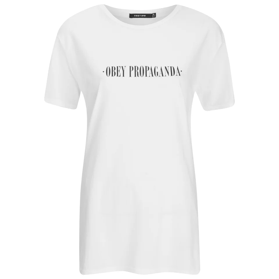 OBEY Clothing Women's New Times Classic T-Shirt - White Image 1