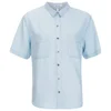 OBEY Clothing Women's St Gilles Short Sleeve Shirt - Chambray - Image 1
