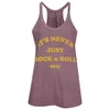 OBEY Clothing Women's Never Just Rock N Roll Danika Tank Top - Dusty Merlot - Image 1