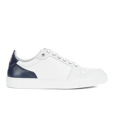 AMI Men's Low Top Trainers - White/ Navy