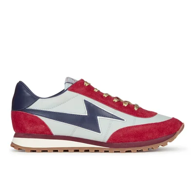 Marc Jacobs Women's Astor Lightning Bolt Trainers - Pale Blue/Red