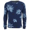 Scotch & Soda Men's Printed Sweatshirt - Blue - Image 1