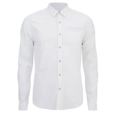 Scotch & Soda Men's Oxford One Pocket Shirt - White