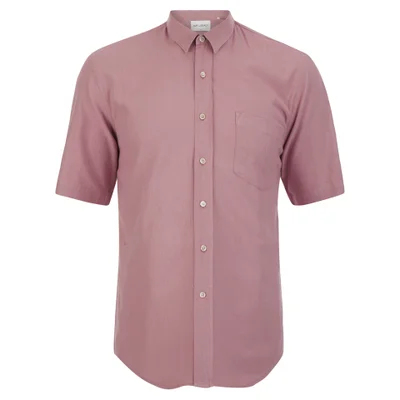 Our Legacy Men's Short Sleeve Classic Shirt - Pink Silk
