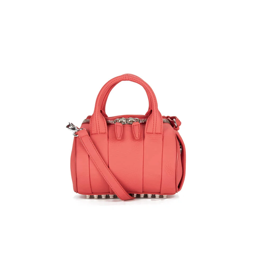 Alexander Wang Women's Mini Rockie Pebbled Leather Bag - Coral Image 1