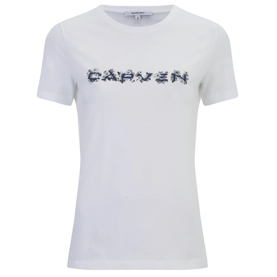 Carven Women's Logo T-Shirt - White Image 1