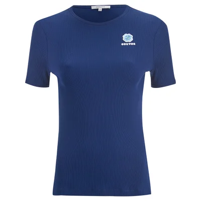 Carven Women's Logo T-Shirt - Blue