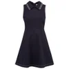 REDValentino Women's Collar Denim Dress - Blue - Image 1