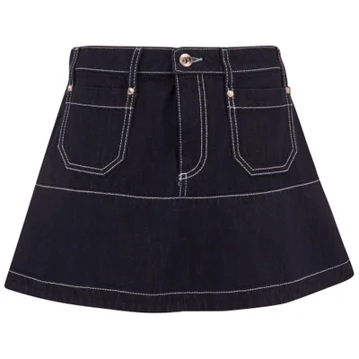 REDValentino Women's Mini Denim Skirt - Blue