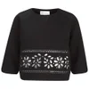 REDValentino Women's Cut Out Detail Sweatshirt - Black - Image 1