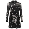 REDValentino Women's Daisy Print High Neck Dress - Black - Image 1