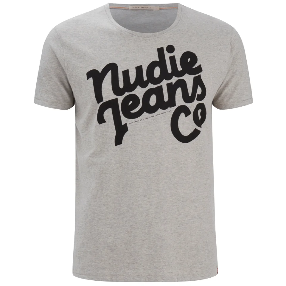 Nudie Jeans Men's O Neck T-Shirt - Grey Image 1