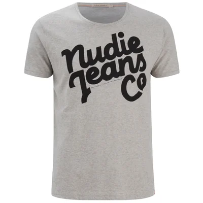 Nudie Jeans Men's O Neck T-Shirt - Grey