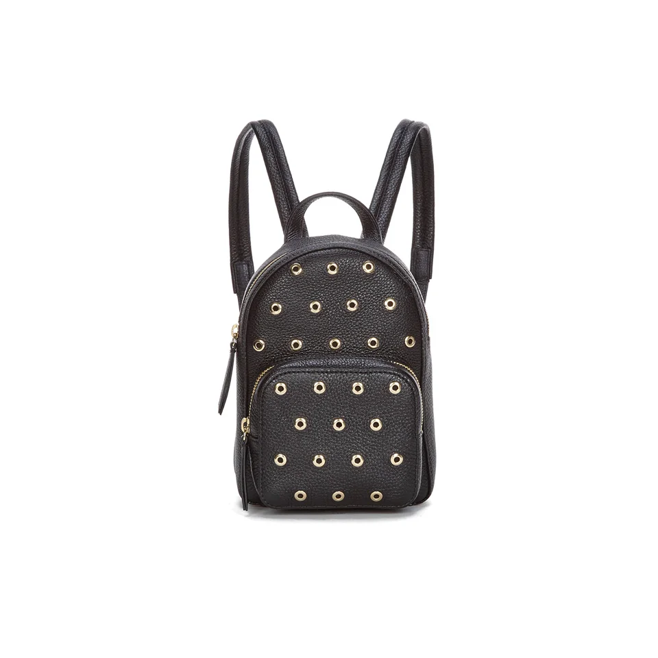 REDValentino Women's Mini Eyelet Backpack - Black Image 1