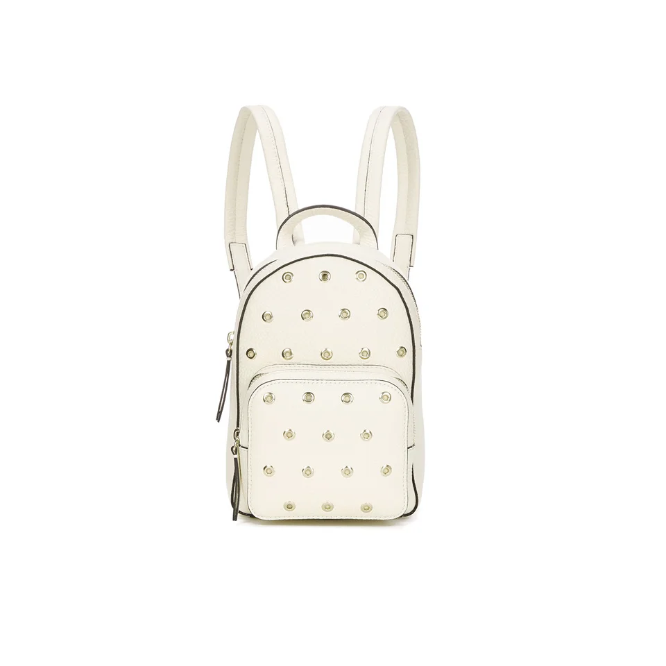 REDValentino Women's Mini Eyelet Backpack - White Image 1
