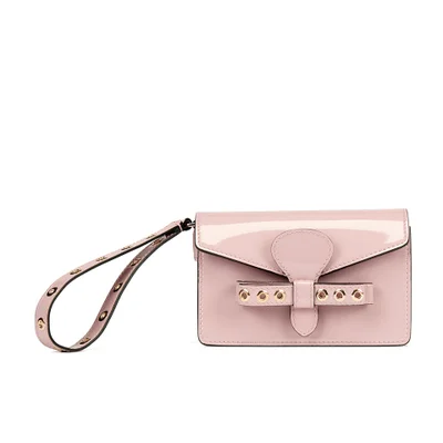 REDValentino Women's Wristlet Clutch Bag - Light Pink