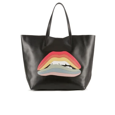 REDValentino Women's Lips Shopper Bag - Black