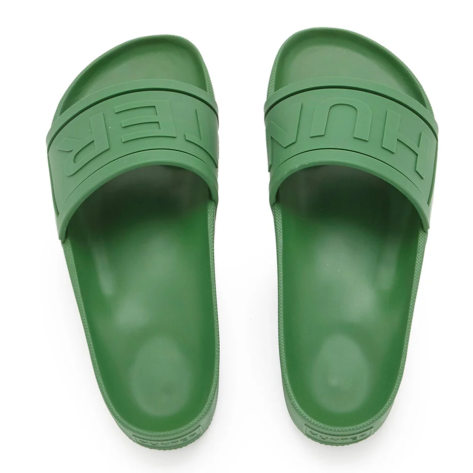 Hunter Men's Original Slide Sandals - Bright Grass Image 1