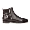 KENZO Women's Totem Flat Zip Leather Ankle Boots - Black - Image 1