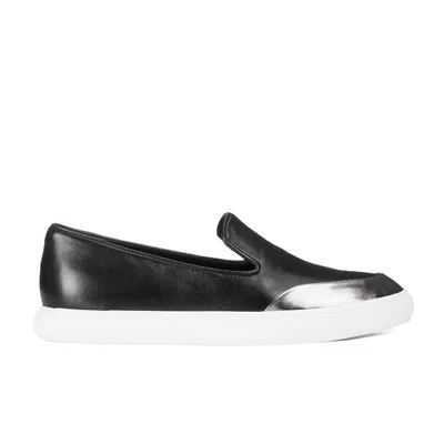 KENZO Women's K-Point Leather Slip-On Low Top Trainers - Black