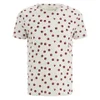 Oliver Spencer Men's Shapes T-Shirt - Oatmeal/Burgundy - Image 1
