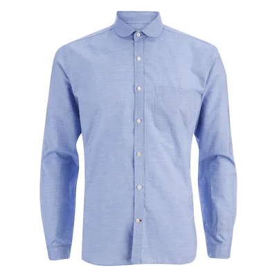 Oliver Spencer Men's Eton Collar Long Sleeve Shirt - Lancaster Blue