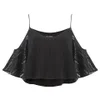 The Fifth Label Women's Sad Song Cold Shoulder Lace Top - Black - Image 1