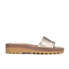 See By Chloé Women's Leather Slide Sandals - Gold - Image 1
